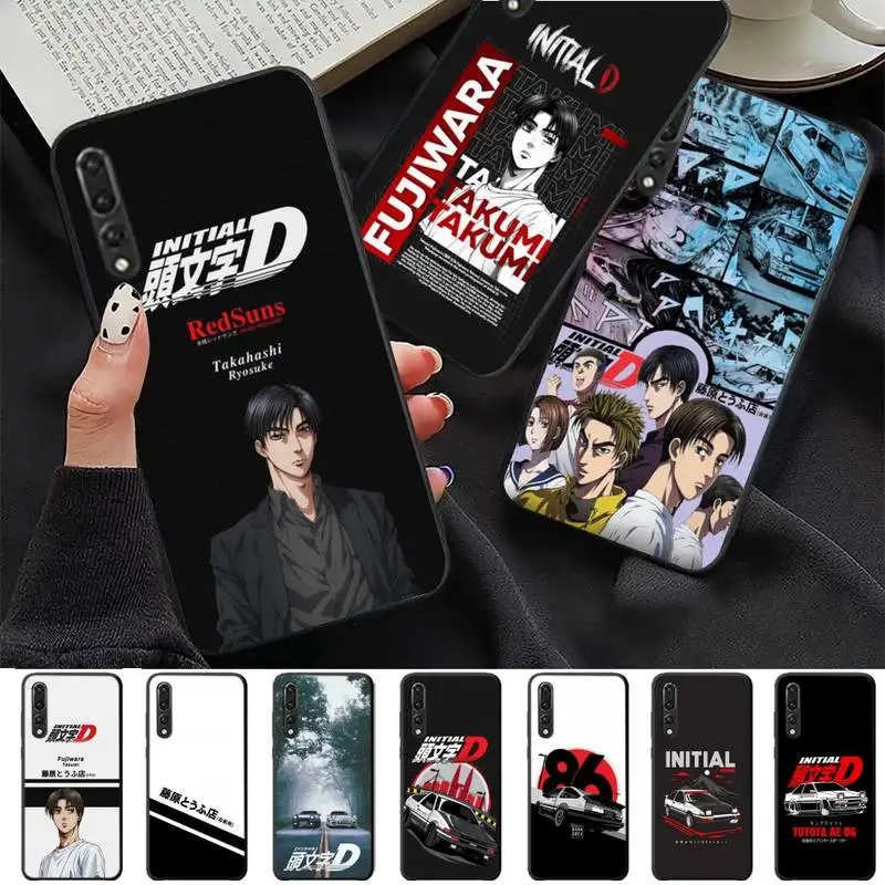 

Initial D AE86 Tail Light Phone Case For Huawei P 8 9 10 20 30 40 50 Pro Lite Psmart Honor 10 lite 70 Mate 20lite