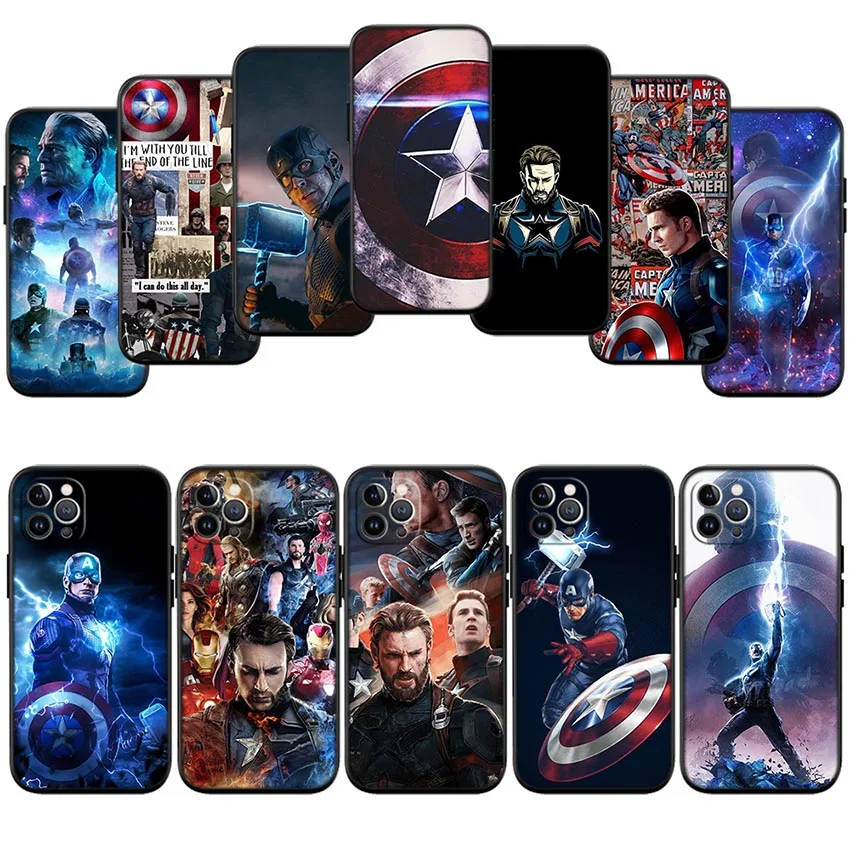 Чехол для телефона Captain America Samsung Galaxy Note 8 9 10 20 Ultra Lite Plus A03 A11 M21 J5 J6 J7 J8 Prime Core Pro Quantum 2