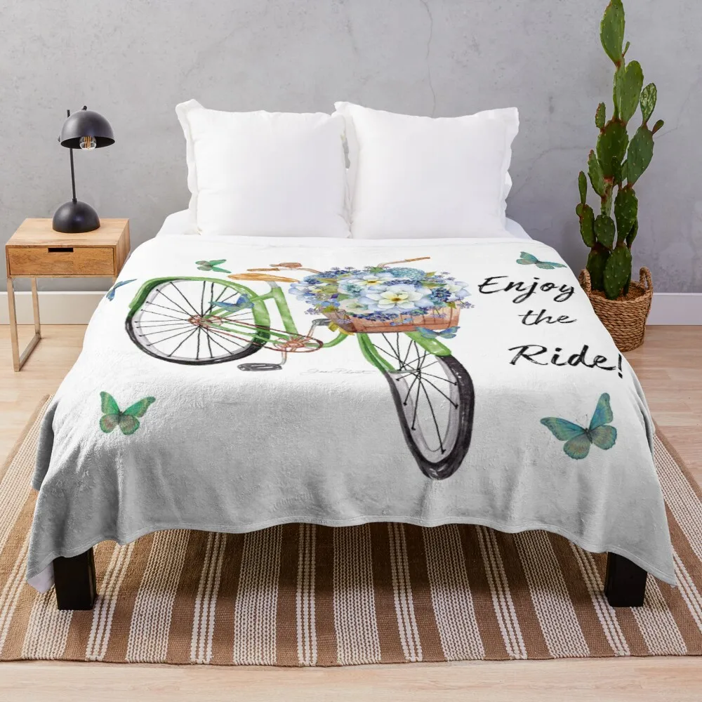 

Flowers Butterfly Flannel Throw Blankets Super Soft Lightweight Warm for Bed Sofa Couch Blanket King Queen Full Size