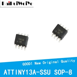 5PCS/LOT ATTINY13A ATTINY13A-SSU TINY13A 8-Bit Microcontroller SMD SOP-8 New Good Quality Chipset