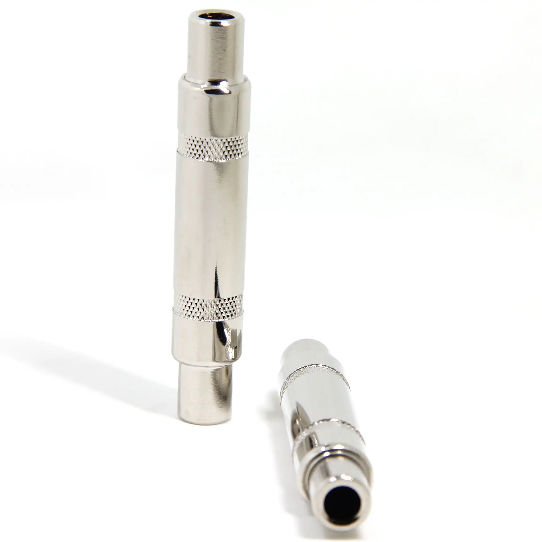 

1/4 Inch Coupler Adapter, Heavy Duty Full Metal 6.35mm TS and TRS Female to Female Barrel, Stereo Cord Extender