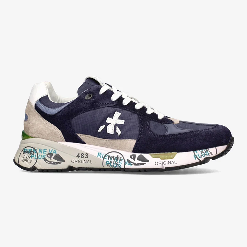 PREMIATA Мужская модная легкая роскошная замшевая повседневная спортивная обувь в