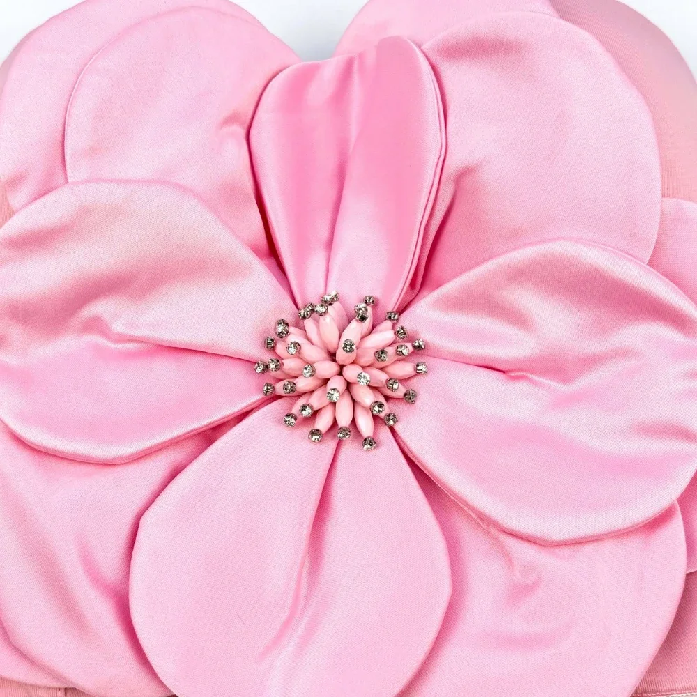 Блузка женская трехмерная с цветочным принтом Y2k