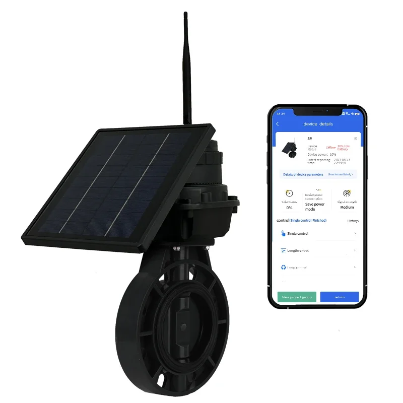 Электрический регулирующий клапан с электроприводом 220 В переменного тока 4-20 мА