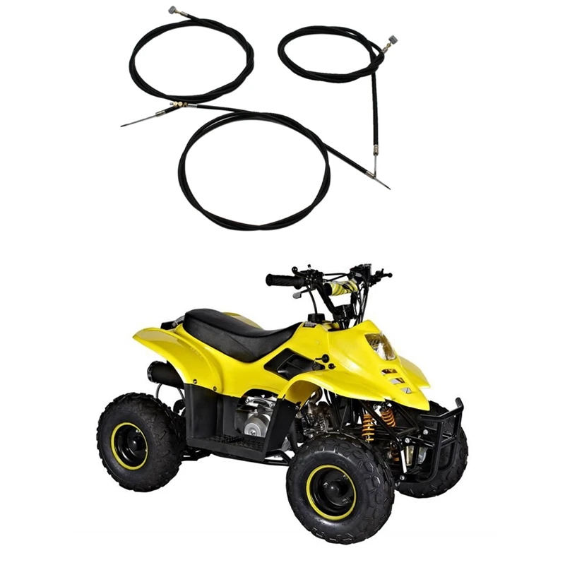 

Universal Motorcycle Brake Clutch Throttle Cable Kit Emergency Repair Kit Universal For Dirt Pit Bike Scooter ATV Quad