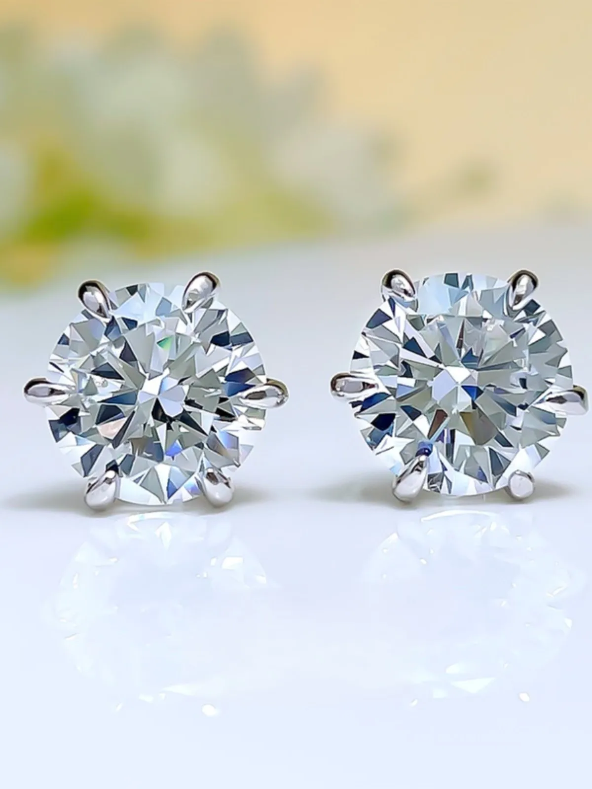 Блестящие Круглые Серьги-гвоздики Из Стерлингового Серебра 925 Пробы С Высоким