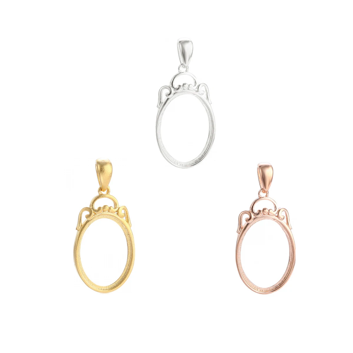 Фоторамка серебряная подвеска подходит для 10x14/11x15/12x16 мм кабошон Монтажная подвеска без рисунка для женщин Фоторамка серебряная подвеска подходит для 10x14/11x15/12x16 мм кабошон Монтажная подвеска без рисунка для женщин