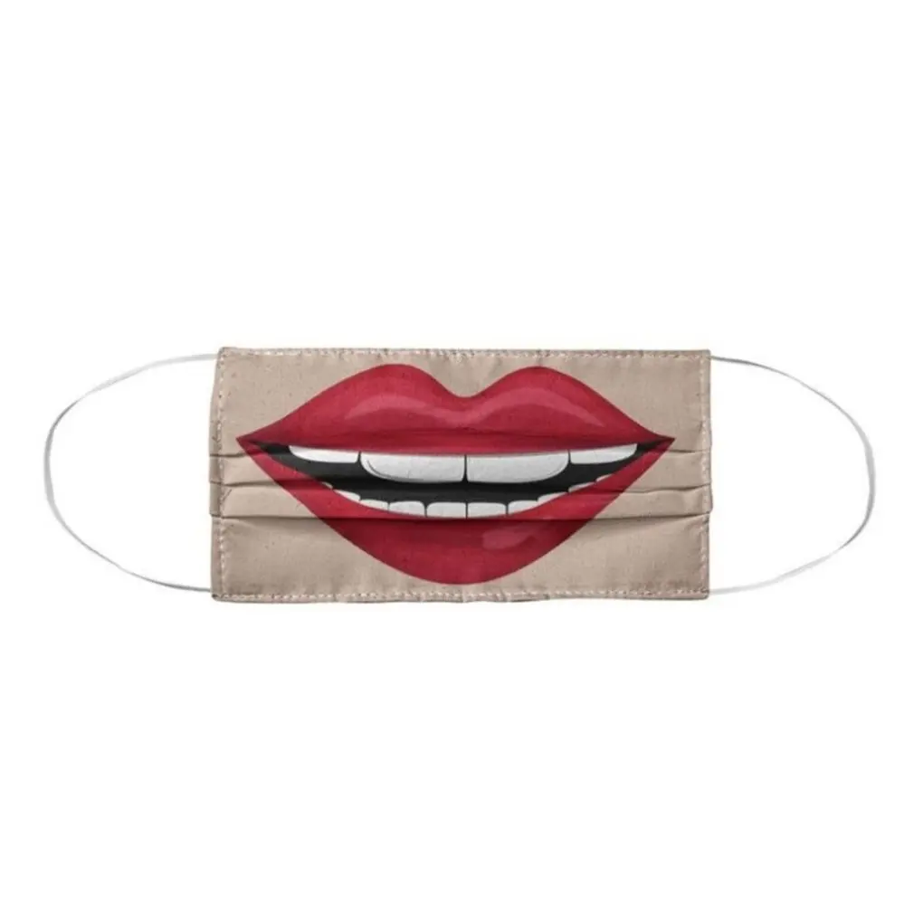 

Masks New Design Printing Adult Mask Lip Mask Protection Mask