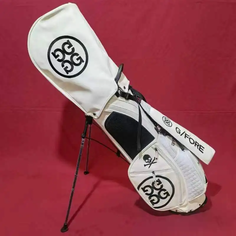 

G/fore Golf Rack Bag G4 Stand Package GFore White Black Color Travel Men Lady Golf Clubs Bag