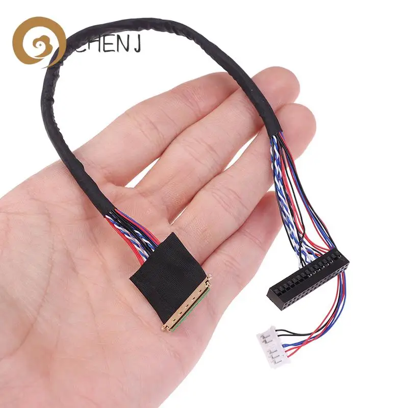 

1 шт., 40-контактный 1-канальный 6-битный светодиодный ЖК-кабель для дисплея
