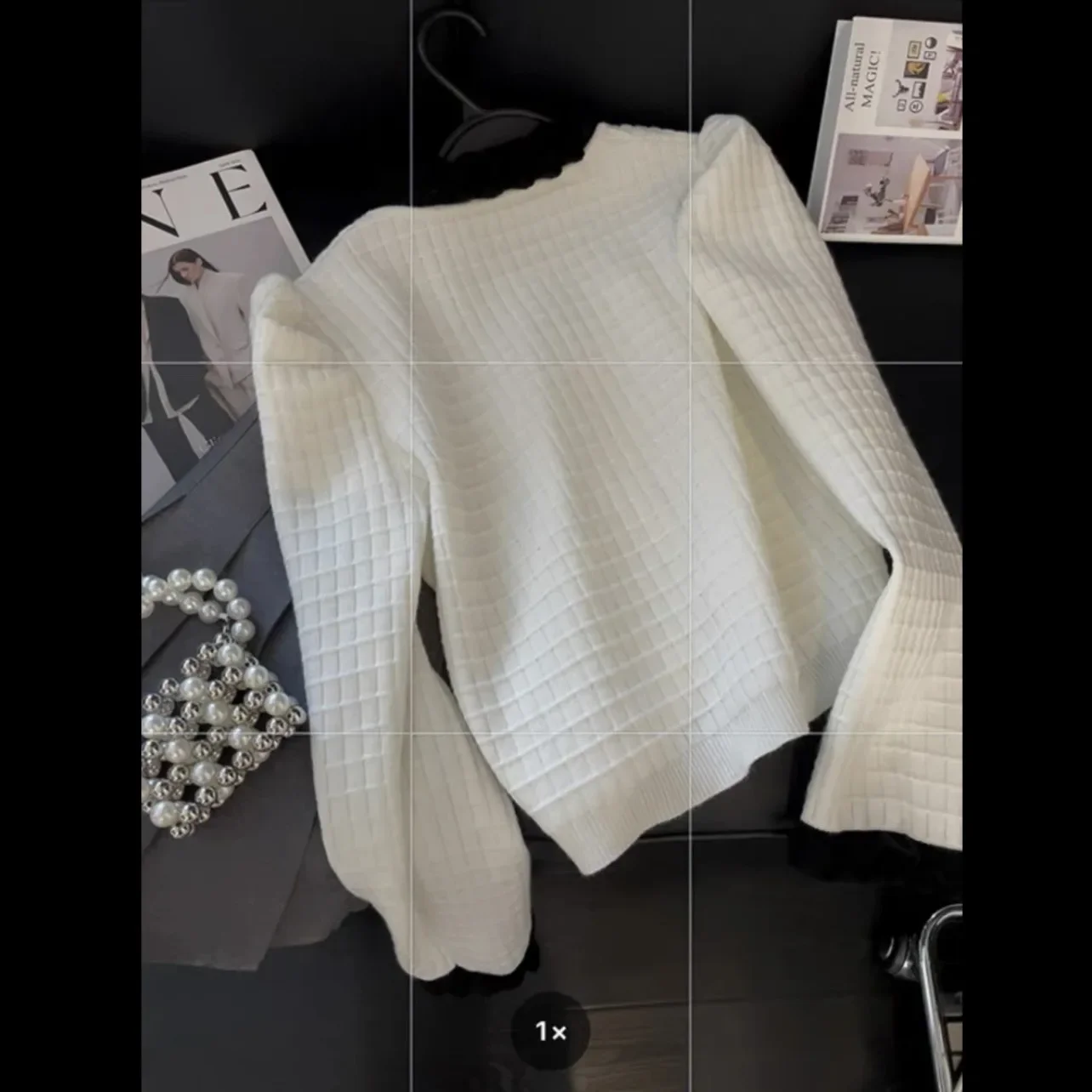 Осенние новые нишевые элегантные цветные оборки во французском стиле с круглым