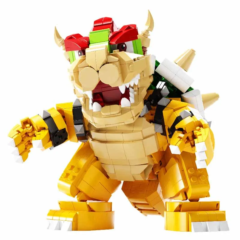 

1342Pcs Super The Mighty Bowser Model Building Block Bricks Set Toys for Kid Adult Christmas Gift