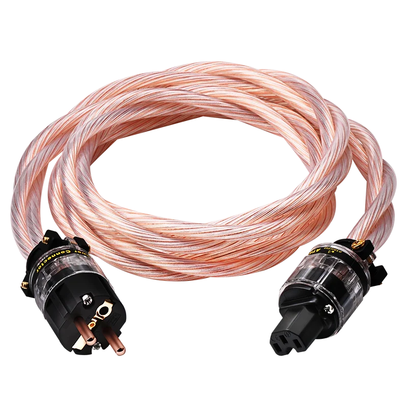 

ATAUDIO High End performance power cables IEC ac connector schuok HIFI audio ac plugs 1.5M EU plug power cable