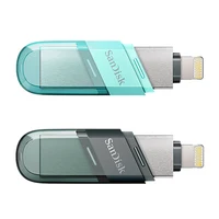 Флешка 256 ГБ Sandisk iXPAND с двойным разъемом (USB и lightning)