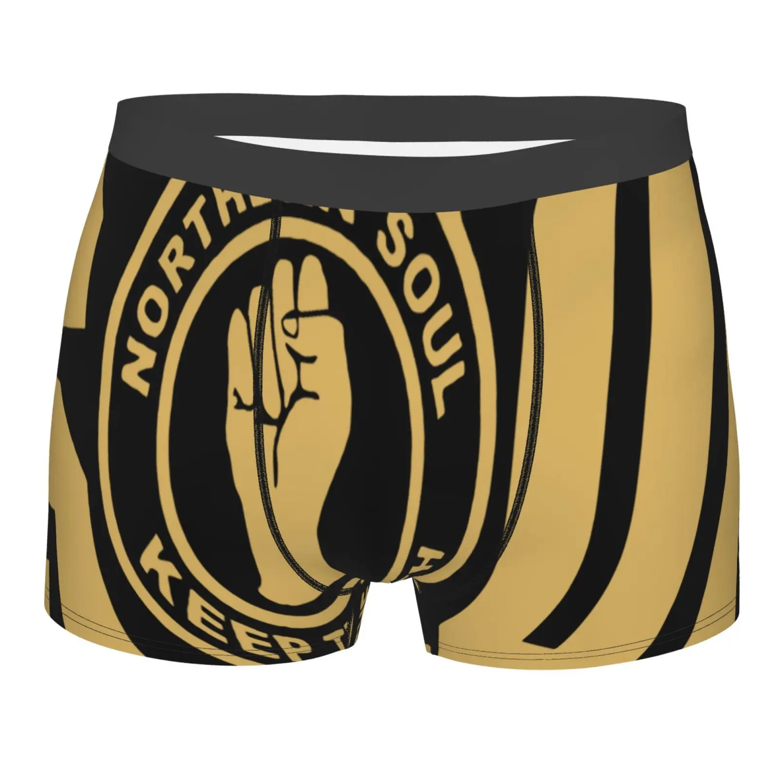 

Трусы North Soul мужские с репринтом, пикантные забавные шорты, нижнее белье, брифы, длинные ремешки, США