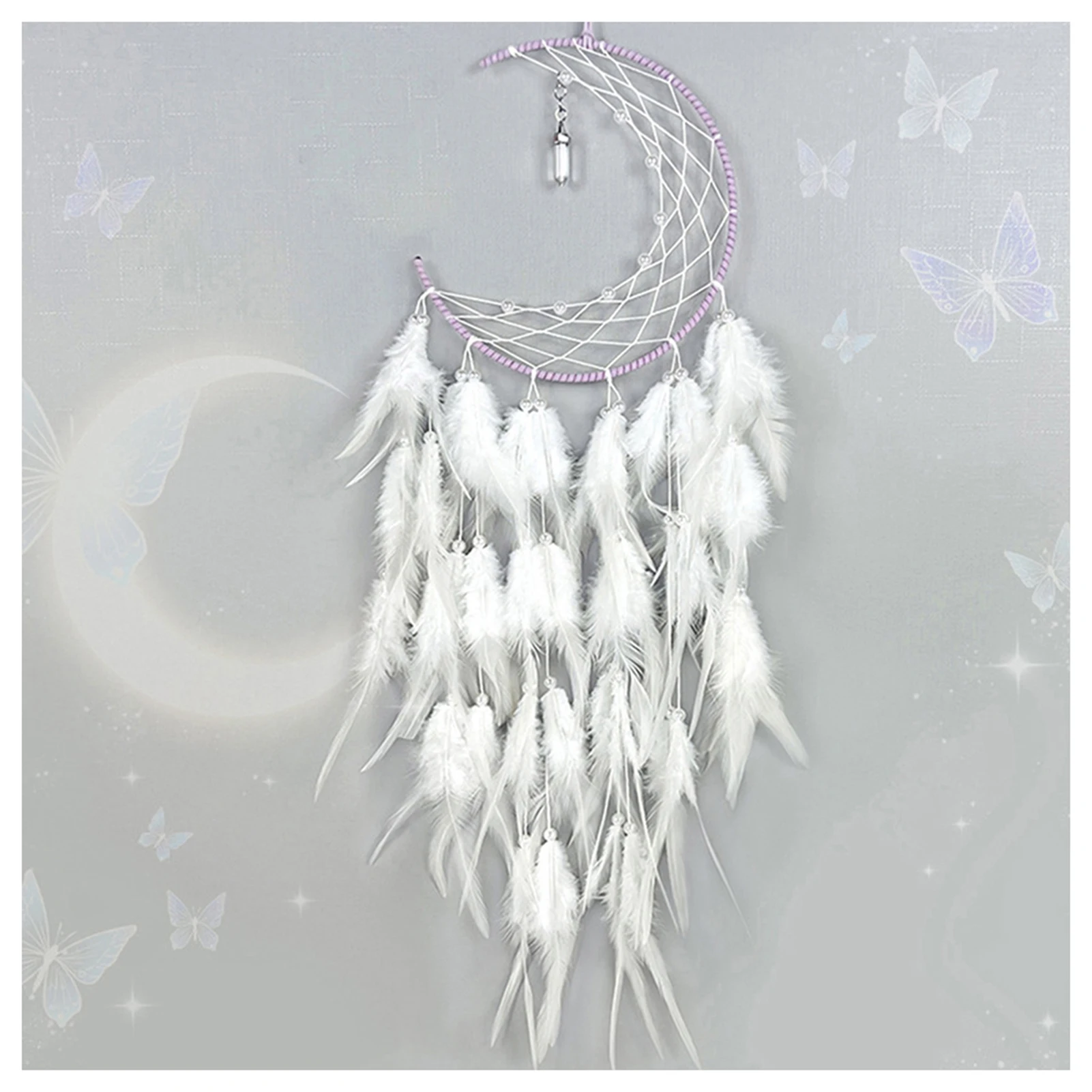 

Hand-woven Moon Dreams Catchers DIY Room Decoration For Window Porch