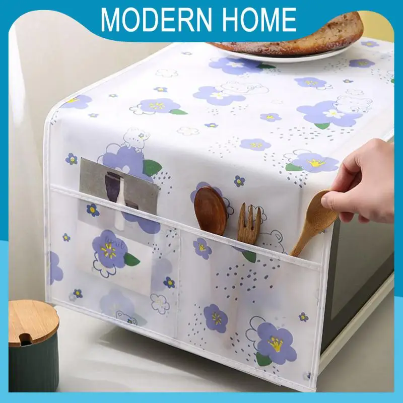 

Electric Oven Cover Cloth Microwave Dust Cover Oil Proof Moisture-proof Microwave Cover Beautiful Dust Proof Towel Dustproof