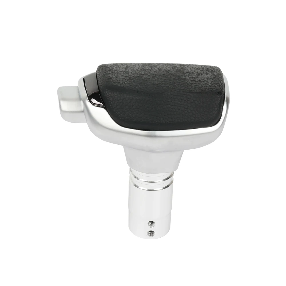 

Кожаная алюминиевая ручка переключения передач, головка переключения передач автоматической коробки передач для большинства автомобильных украшений, аксессуары SFN167