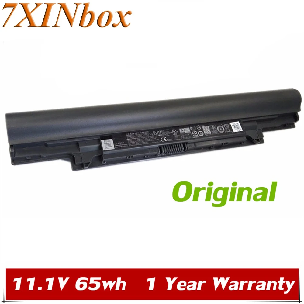 Bateria Original para Laptop 7xinbox 11.1v 65wh Yfdf9 Dell Latitude 3340 V125 Geração 5mtd8 Hgjw8 451-bbjb Yfof9