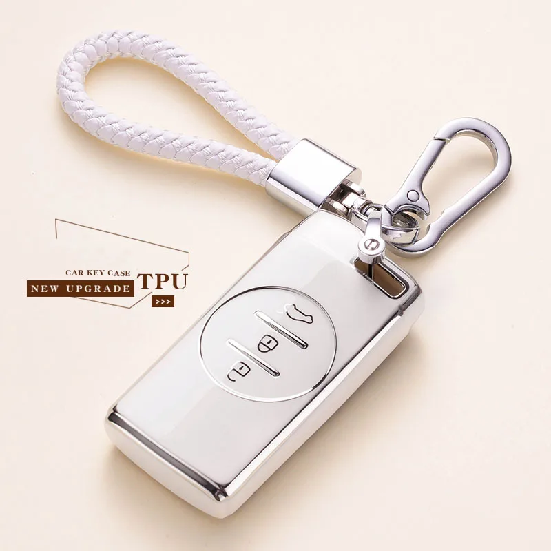 

Fashion TPU Car Key Remote Case Cover Shell Fob For Chery Tiggo 4 5X 7 Pro 8 Exeed Txl Tx Lx Car Keychain Accessories