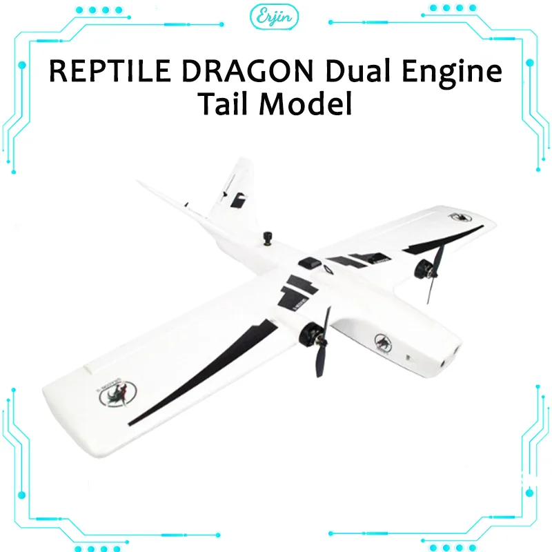 Размах крыльев для рептилий Dragon 2 1200 мм Epp двойной двигатель с фиксированным