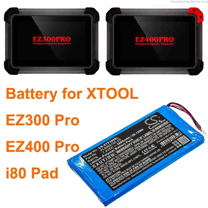 OrangeYu 3800 мА · ч диагностическая лампа для XTOOL EZ300 Pro, EZ400 Pro, i80 Pad
