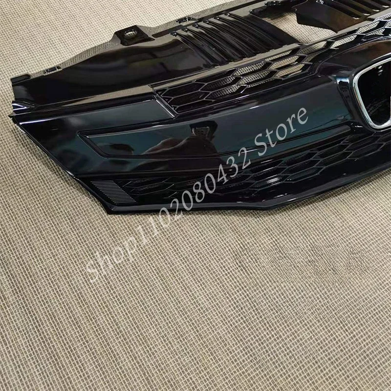 Глянцевые черные решетки радиатора для Honda City 2009 2010 2011 модифицированные бамперы
