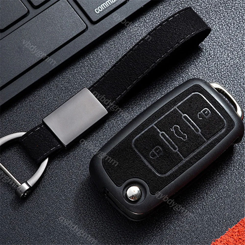 

Car Key Case Cover Fob For Volkswagen VW Magotan Polo Mk6 Passat B5 B6 B8 B7 Touran Bora Tiguan Jetta Lavida Skoda Octavia