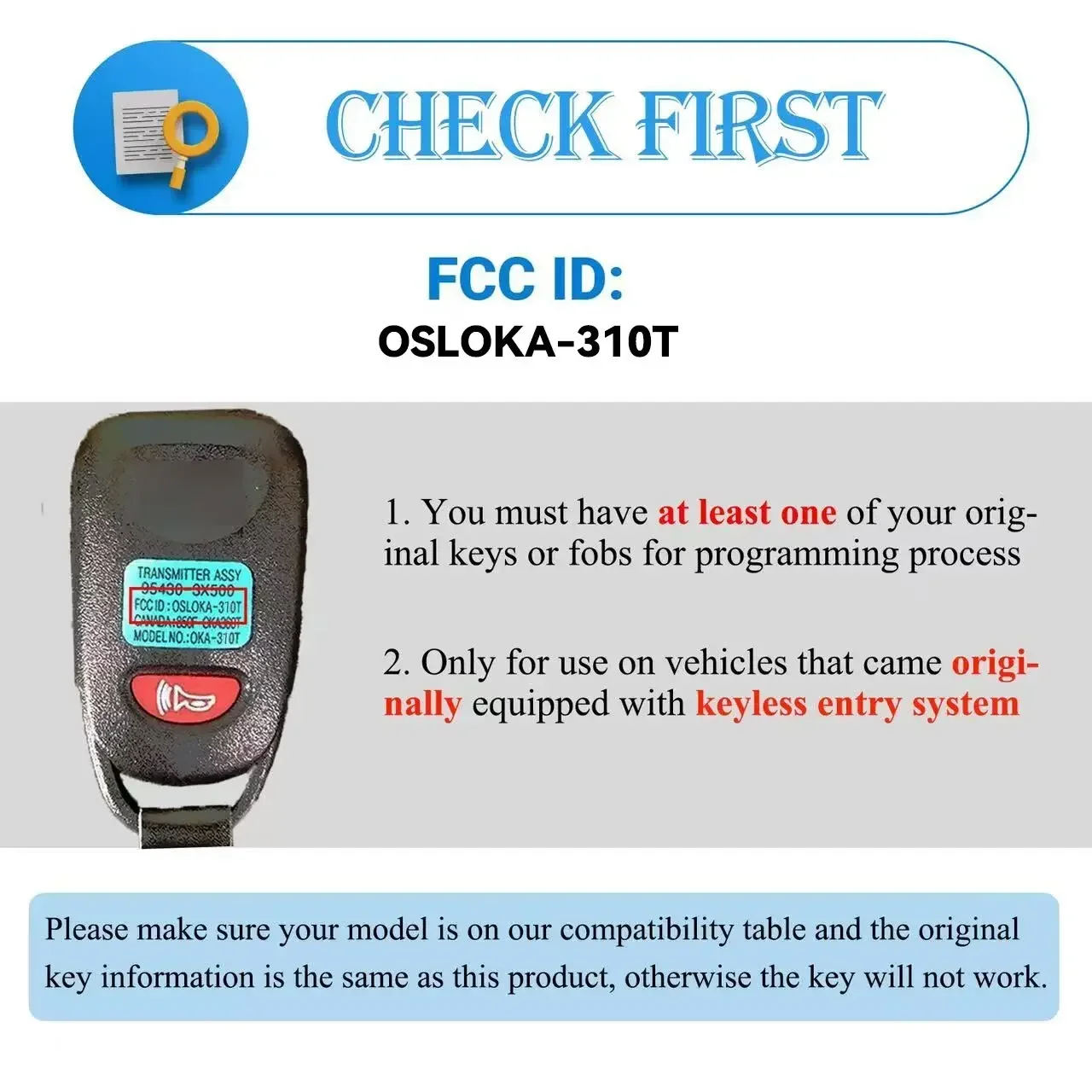 KEYYOU DIY OBD-програмer 313 8 МГц 4 кнопки дистанционный ключ от автомобиля для HYUNDAI SONATA