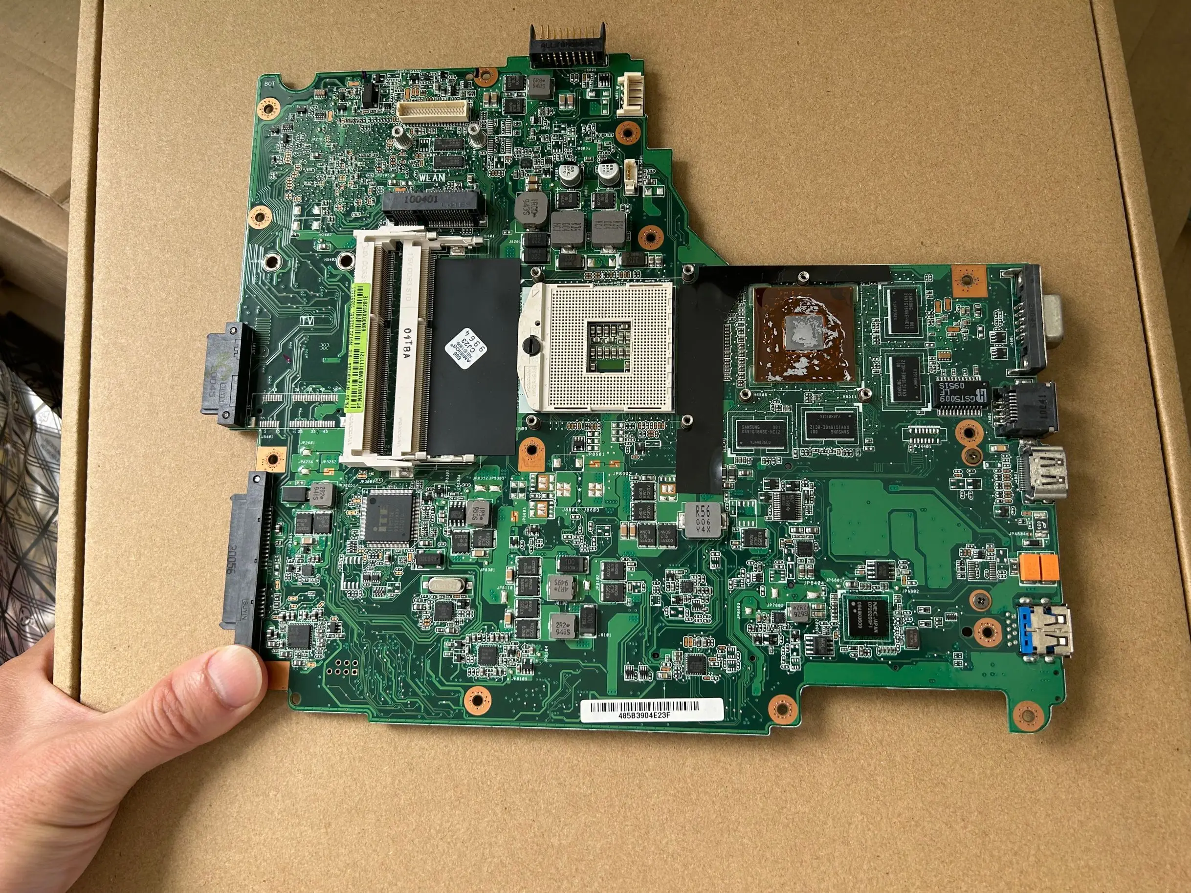 

Материнская плата для asus N61JQ, 1 ГБ, подходит для процессора i7 N61JA, б/у, Полная работа