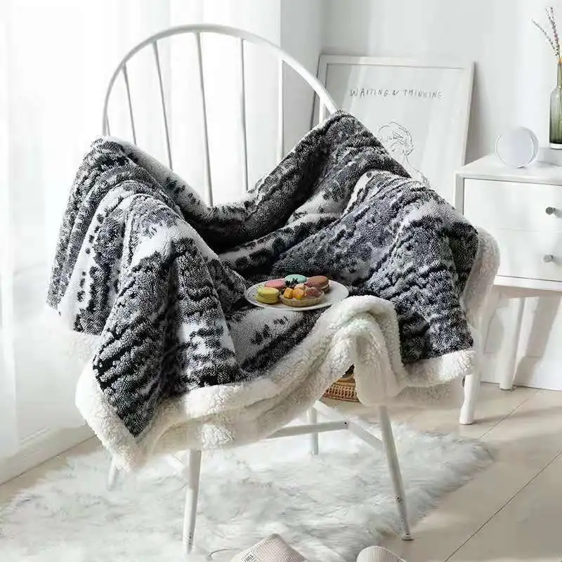 

Double Layers Raschel Blankets For Beds Winter Soft Warm Fluffy Thicken Fleece Mink Throw Single Size Faux Fur Blankets