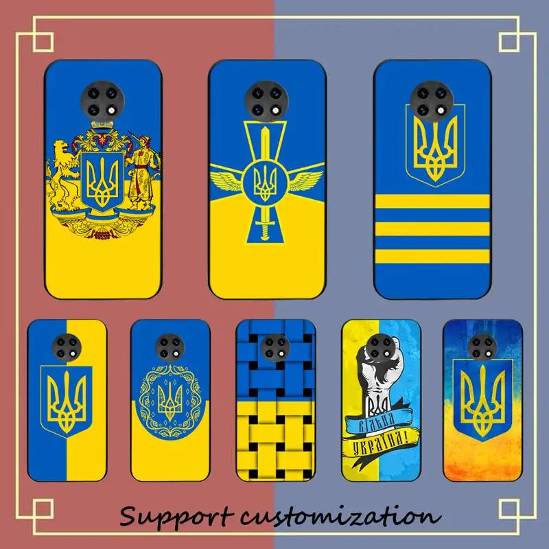 

Ukraine Flag Phone Case For Xiaomi Redmi Note 8A 7 5 Note 8pro 8T 9Pro TPU Coque for note 6pro
