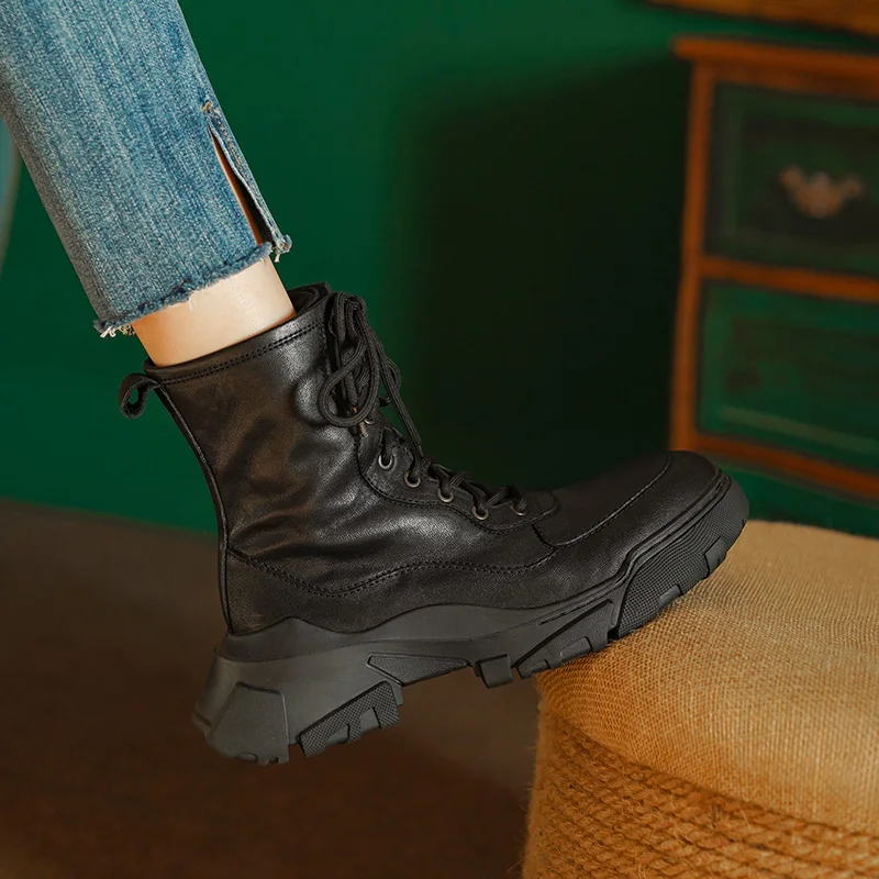 Женские ботильоны повседневные стильные короткие ботинки осенне-весенняя