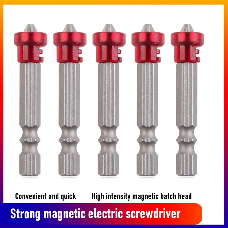 1/4 &quotнасадки для отвертки красная головка магнитный драйвер шестигранный