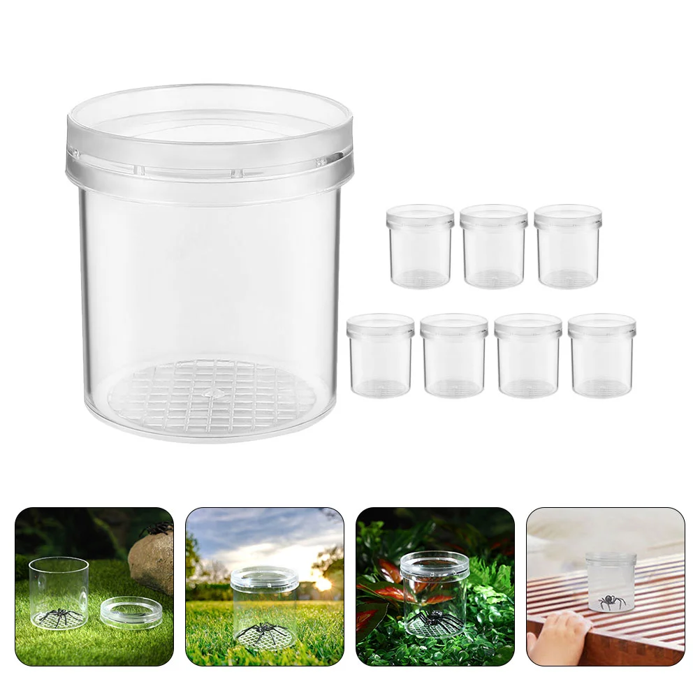 

8pcs Bug Magnifier Box Magnifying Insect Box Bug Magnifier Container Catcher Insect Observing Jar