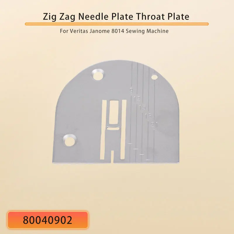 Фото Игольчатая пластина Zig Zag Горловая пластина # 80040902   Для швейной машины Veritas Janome 8014. №1