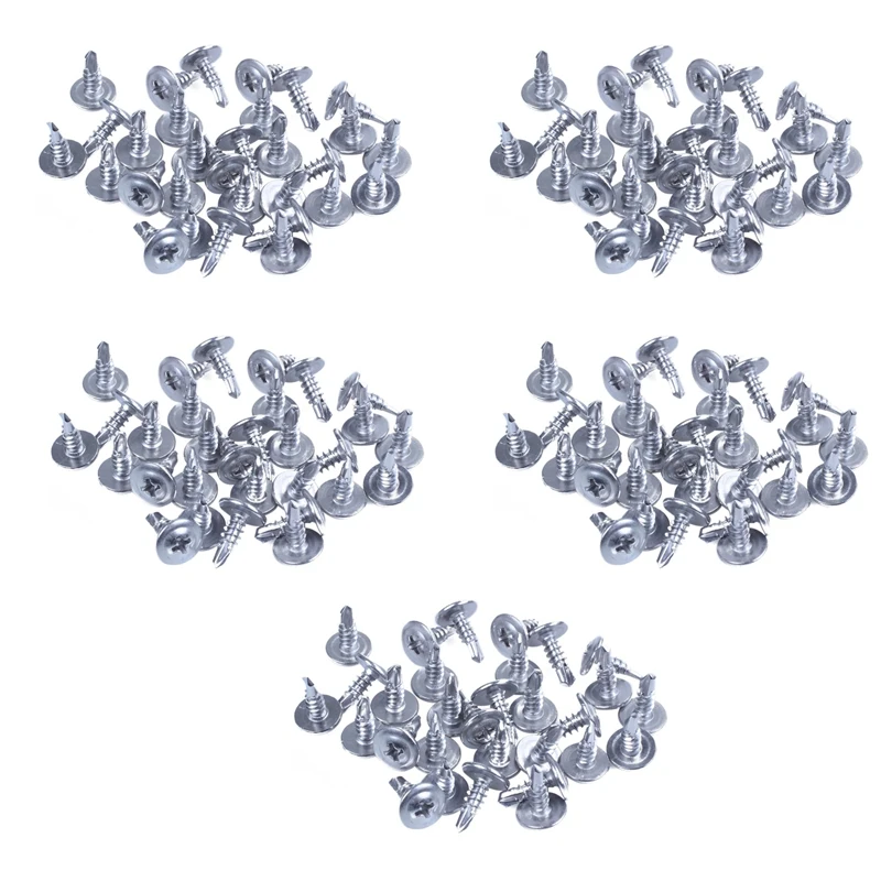 

150 шт., саморезные винты с круглой крестообразной головкой