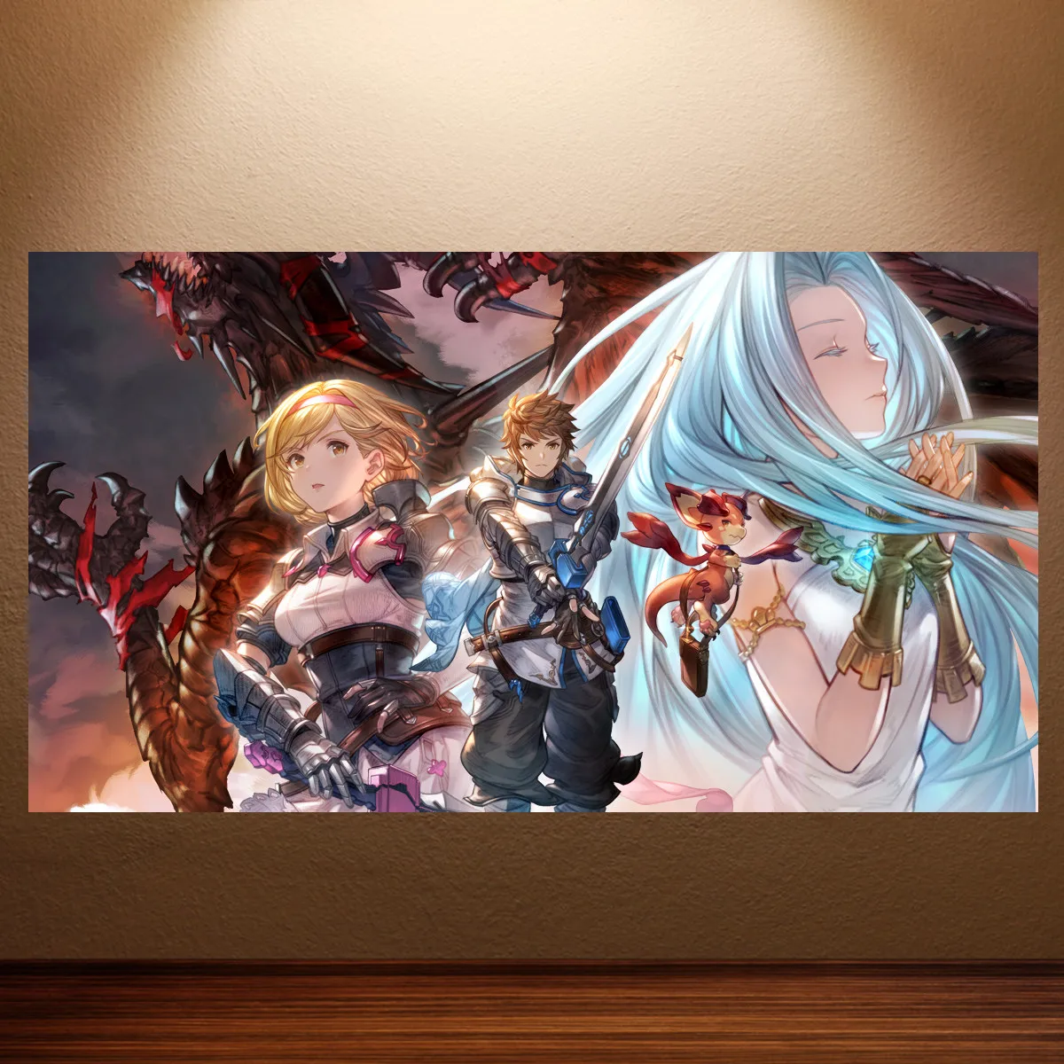Волшебный постер Granblue Fantasy Relink гранблу фантастический аниме игровые плакаты