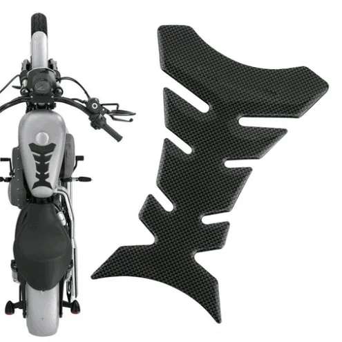 

3D Carbon Fiber Fishbone Stickers Car Motorcycle Tank Pad Tankpad Protector For Motorcycle Universal Fishbone Equipments Sticker