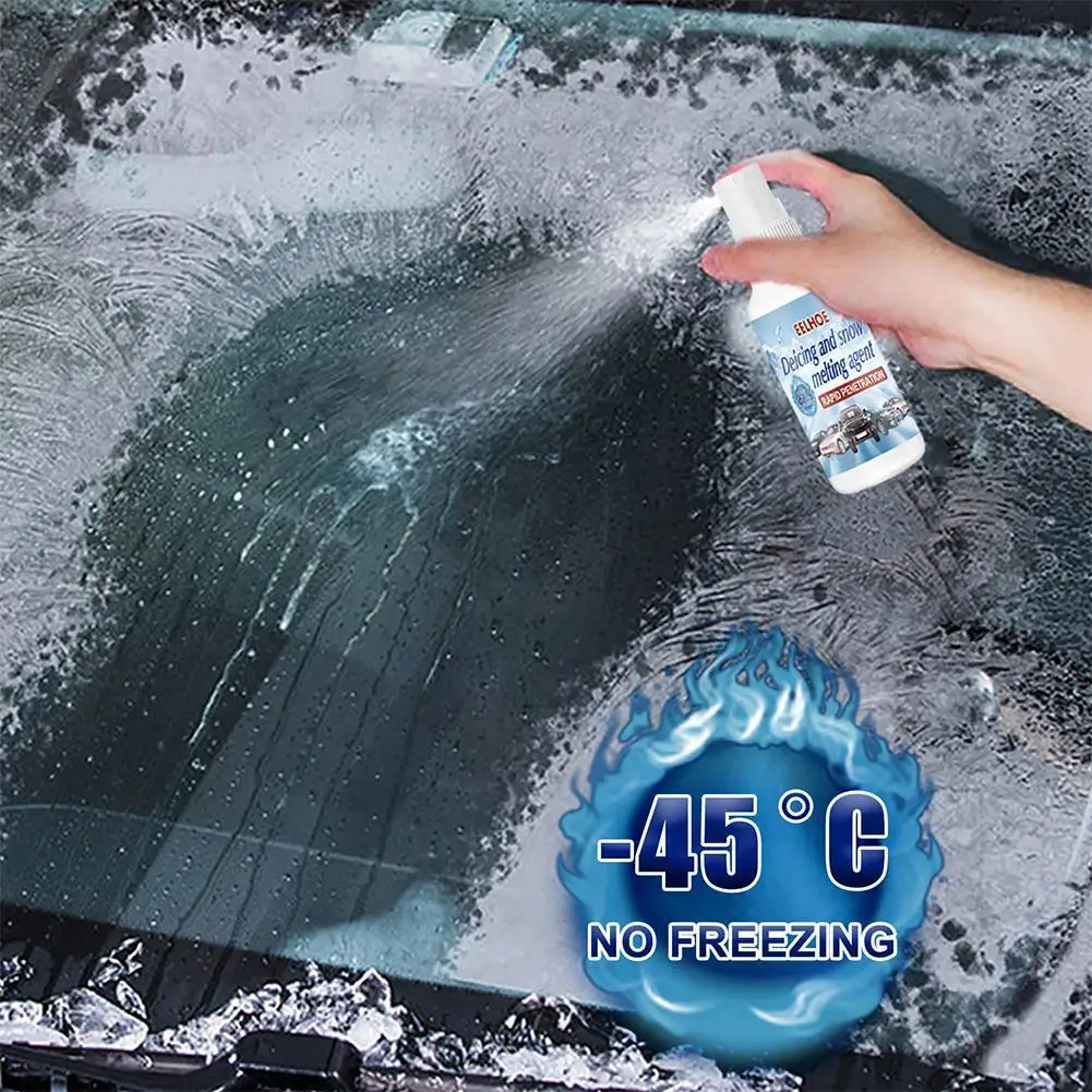 

Car Windshield De-icer Auto Deicing Agent Windshield Clean Thawing Antifreeze Agent Snow Melting Spray Auto Car Accessories