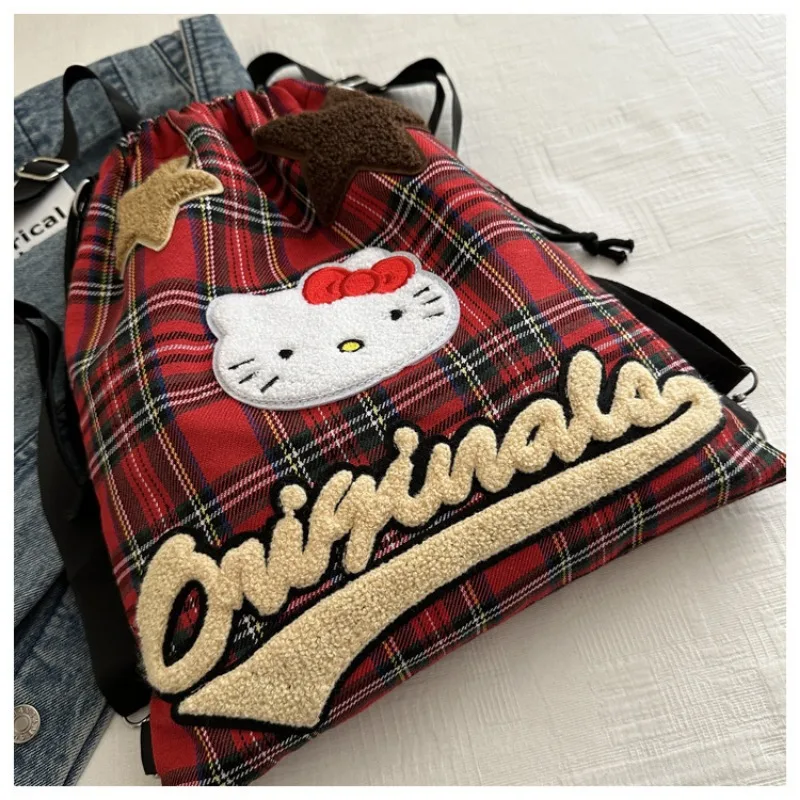 Женский рюкзак с мультяшным принтом Большой Вместительный Рождественский