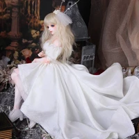 bjd clothes white party princess dress for 13 14 16 bjd sd mdd msd yosd wedding dress western style clothes doll accessories