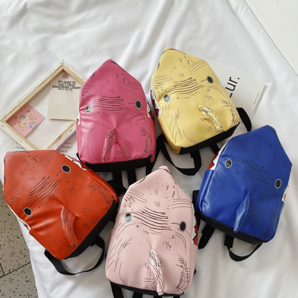 Изящный Детский рюкзак из искусственной кожи с классической текстурой