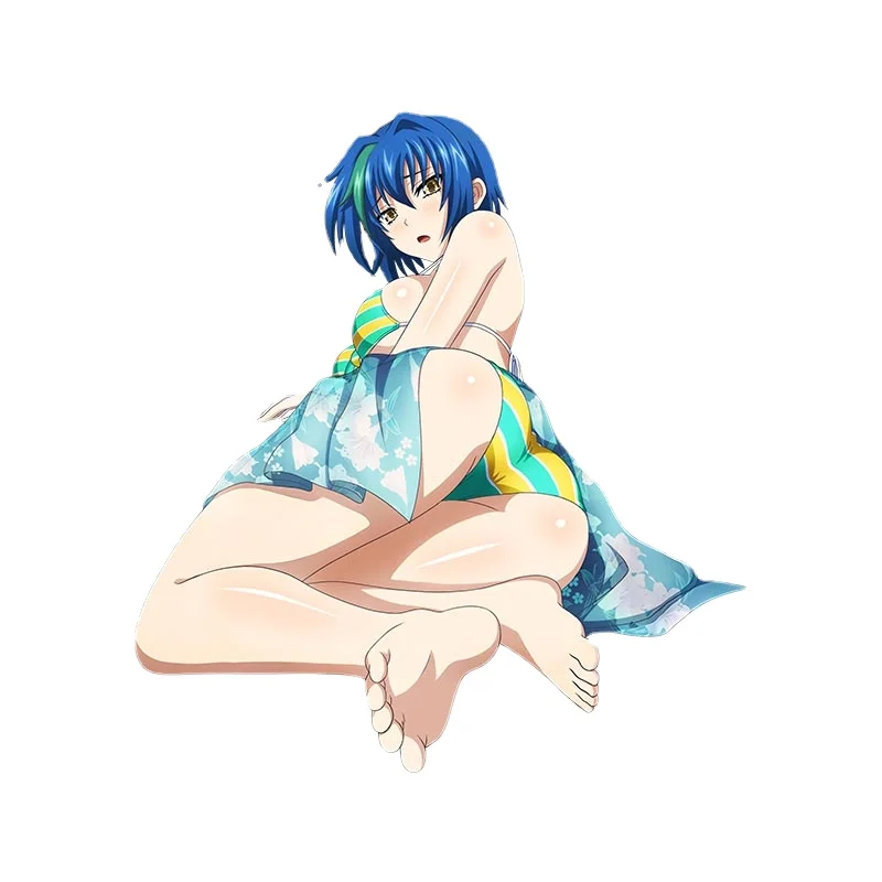 

Etie Sexy Car Stickers High School DxD Xenovia Quarta Render Cartoon Car Styling Vinyl Car Window Wiper Decal Accessories