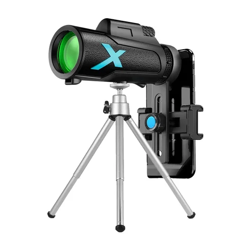 Профессиональный Монокуляр HD 12x50, бинокль с большим радиусом действия, высококачественный телескоп с увеличением, Портативный Монокуляр с низким ночным видением для охоты