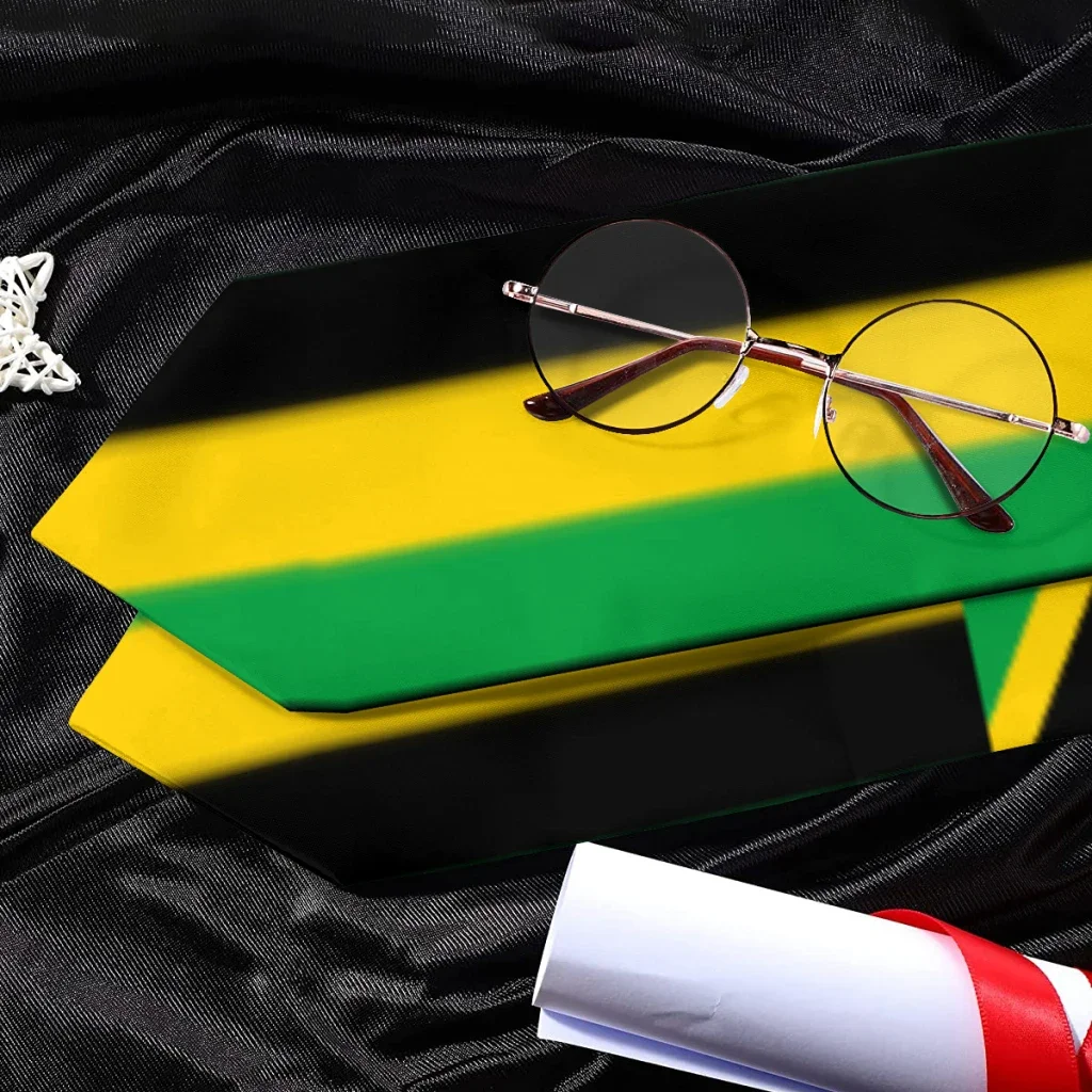 Выпускной флаг из Ямаки шарф шаль палантин сапфировый синий с полосой