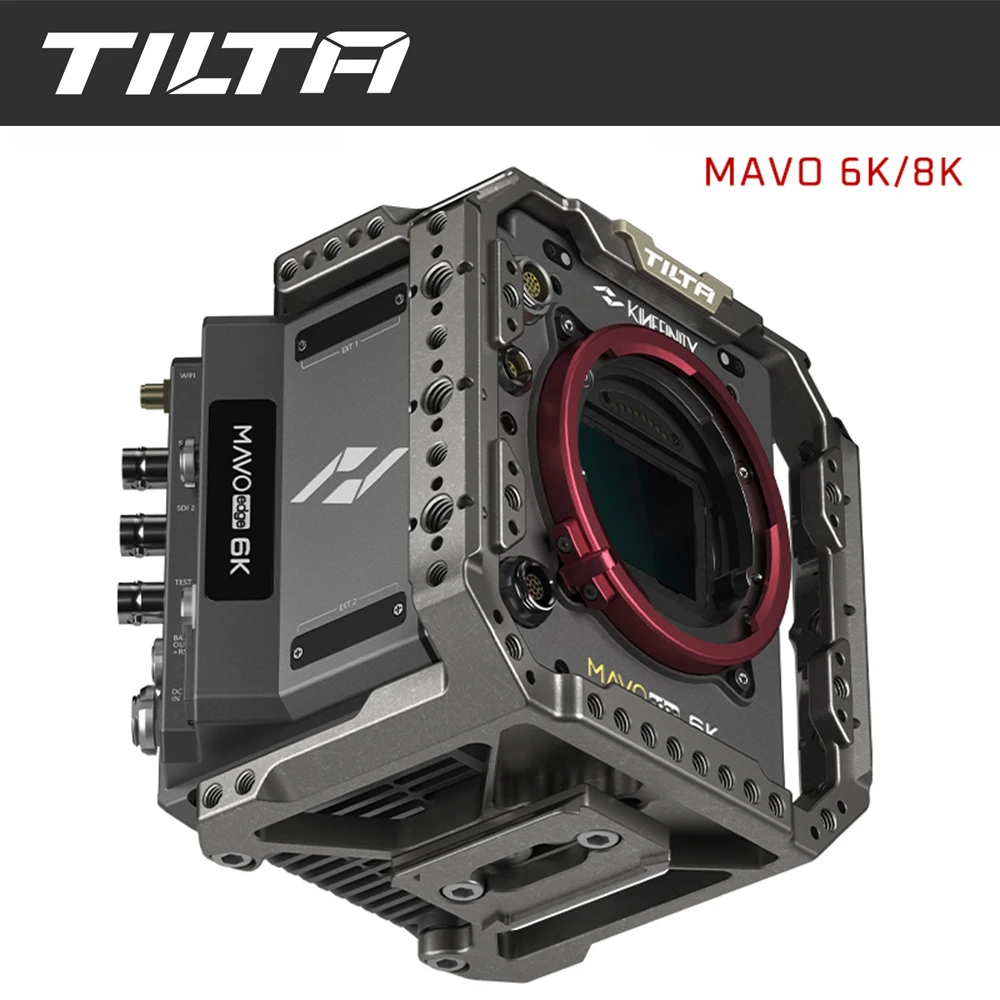TILAT TA-T33-FCC Full Camera Cage for Kinefinity MAVO Edge 6K/8K Basic Kit Tactical Gray Multi-functional NATO Top Handle enlarge
