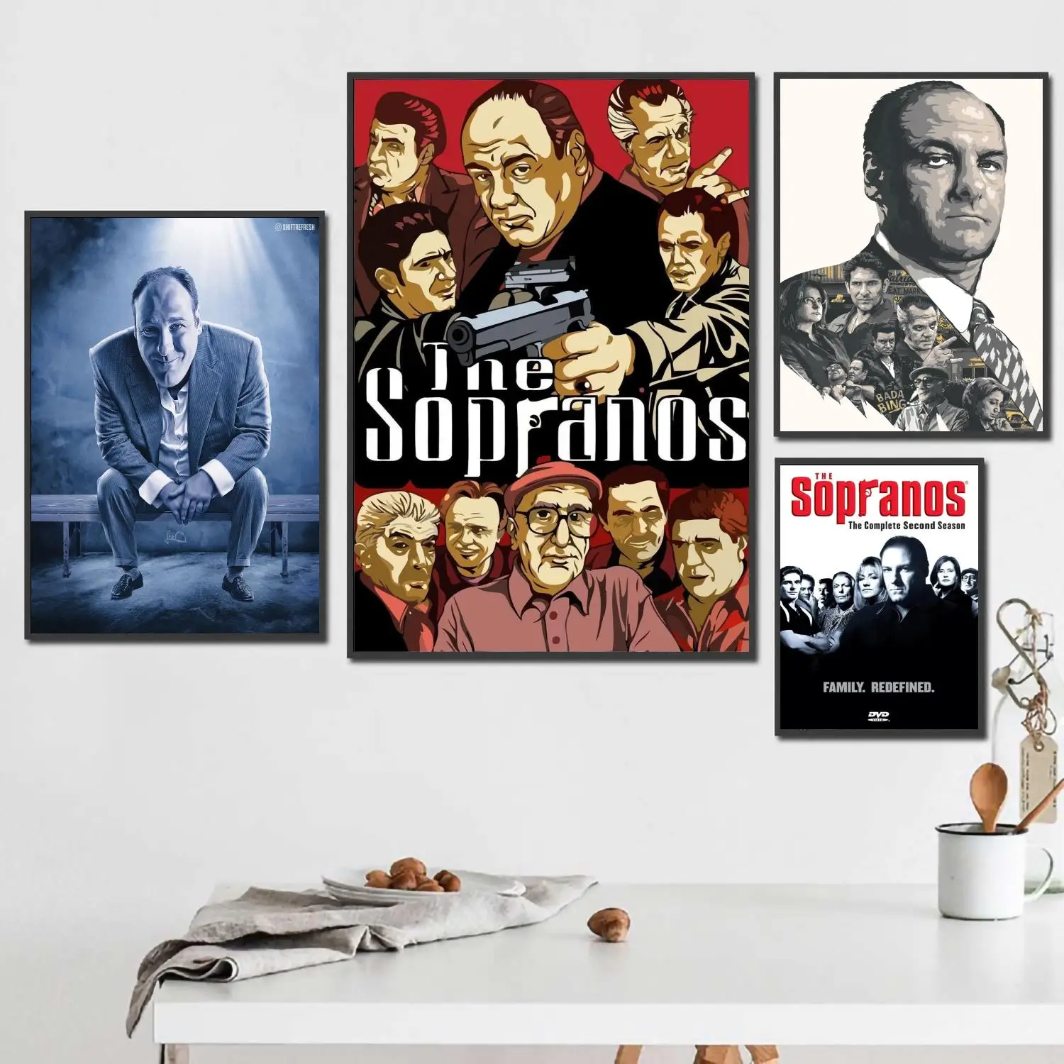 

the sopranos tv play 24x36 Decorative Canvas Posters Room Bar Cafe Decor Gift Print Art Wall Paintings