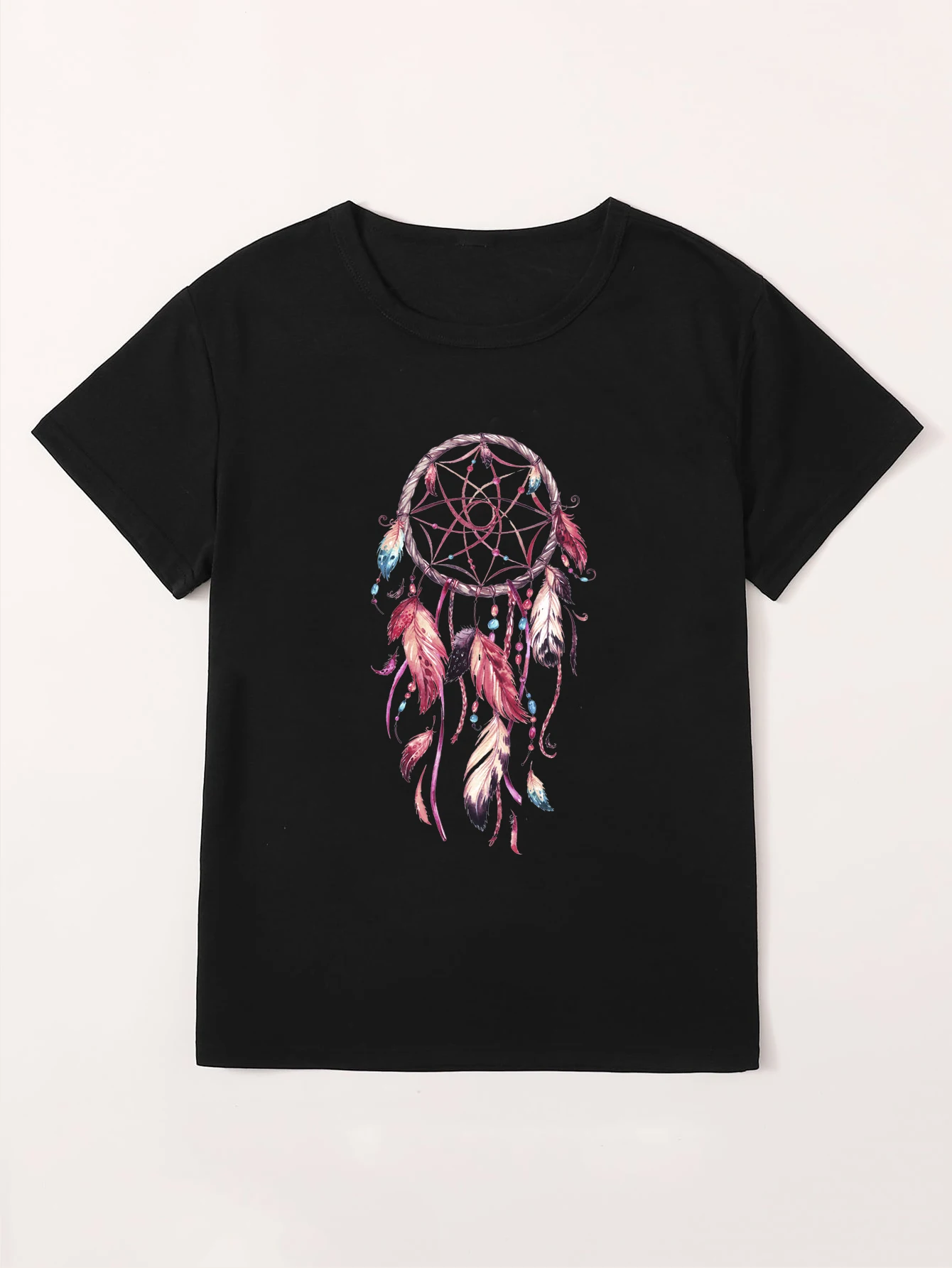 

Wind Chimes Crop Top Aesthetic Clothes Woman Blouses for Women Fashion 2022 Oversize Women's T-shirt Ladies Jack Skellington
