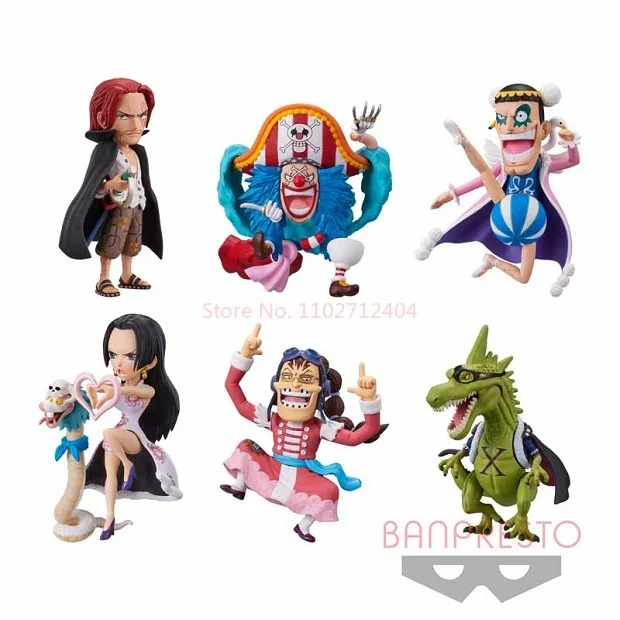 Bandai оригинальный слитный WCF WT100 VO.5/6/7 Shanks Багги Бентам Хэнкок Apoo X-Дрейк Аниме